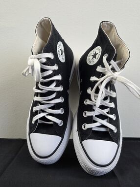 Converse Chuck Taylor All Star Lift Platform Shoes Womens Size 6 Black